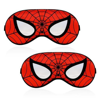 Süße Seidenschlafmaske, 2er-Pack Kinder-Augenmaske mit verstellbarem Band für Jungen, Mädchen, Frauen, Männer, Reisen, Partys