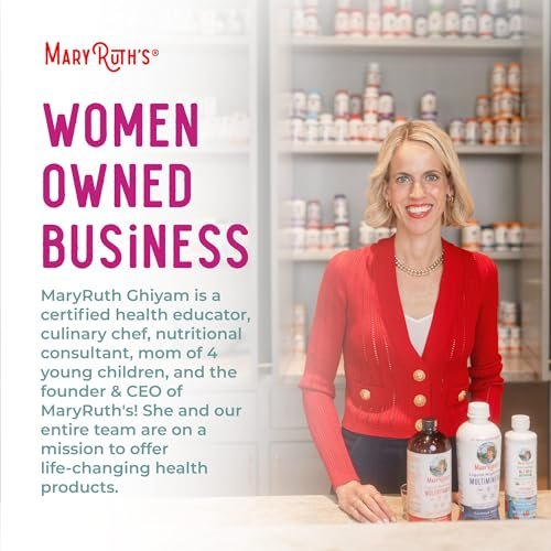 Bio Menopause Gummis von MaryRuth's | Menopause Unterstützung für Frauen | Stimmungsunterstützung | Hitzewallungen Linderung | Maca-Wurzel | Traubensilberkerze | USDA Bio | Ohne Gentechnik | Vegan | 30 Portionen