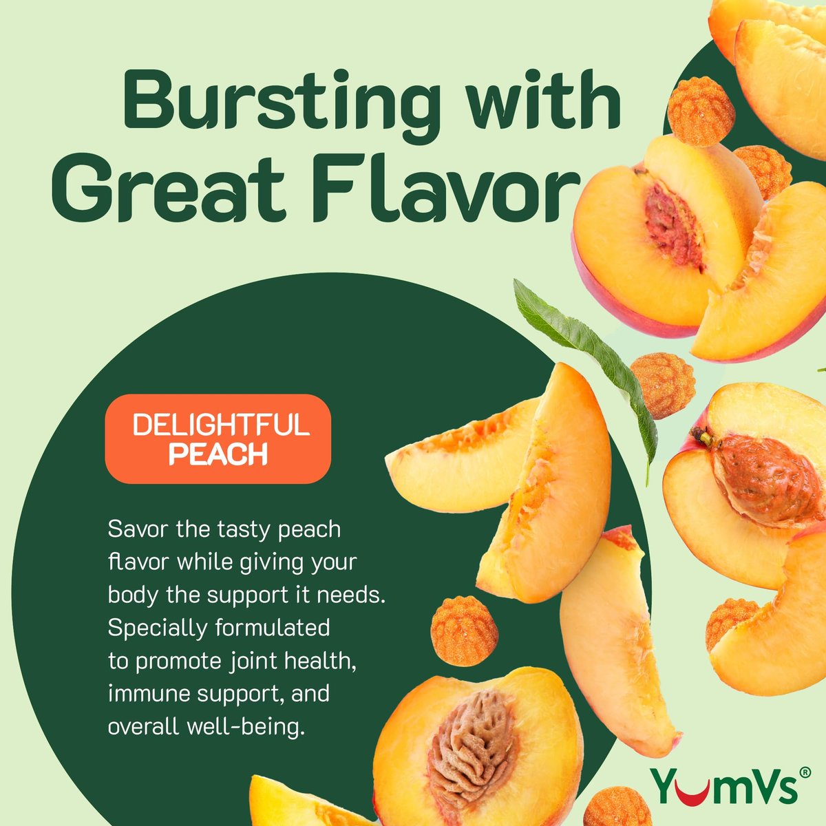 YUM-V'S Curcumin-Turmeric-Gummis – Extra Stark 250mg mit Schwarzem Pfeffer & Ingwer – Vegan & Non-GMO – Pfirsichgeschmack, 60 Stück