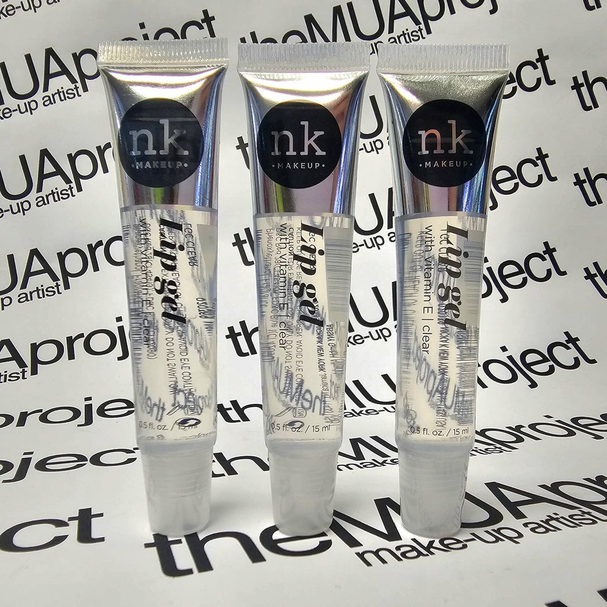 The Make-Up Artist Project 3er-Pack Klare Lipgele – Feuchtigkeitsspendende Lipglosse mit Vitamin E, extra glänzend und dickflüssig
