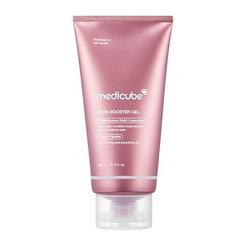 Medicube PDRN Booster Gel – Salmon-DNA, Peptide & Niacinamide für Gesichtsroller, Gua Sha & Booster Pro – Feuchtigkeitsspendende, straffende & glanzfördernde koreanische Gesichtspflege