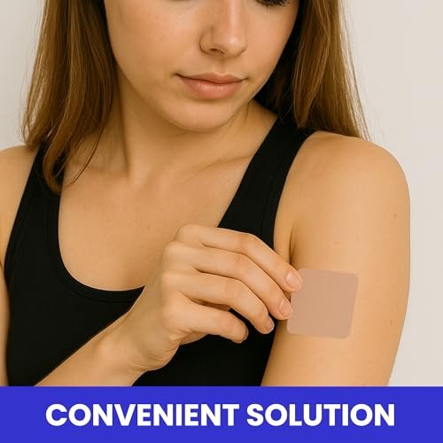 MONIER Glutathion-Pflaster (60er-Pack) - 100% natürliches Pflaster für Frauen und Männer - mit Magnesium - Energie, Fokus & Körperunterstützung - Verbesserte Formel