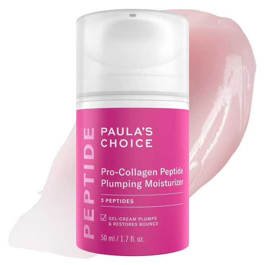 Paula's Choice Pro-Collagen Peptide Plumping Face Moisturizer – Tägliche Gel-Gesichtscreme für intensive, leichte Feuchtigkeit, Fältchen & Festigkeitsverlust, Duftfrei, 50 ml