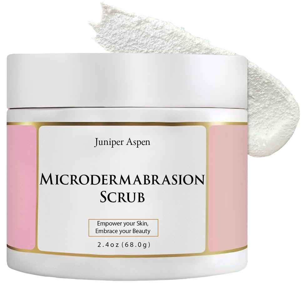 Microdermabrasion-Gesichtspeeling – Peeling für empfindliche, trockene und fettige Haut – Tiefenreinigender Gesichtspeeling für glatte, strahlende Haut