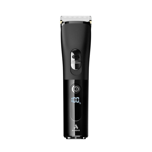 Andis 560547 Envision Kabelloser High-Speed Haarschneider, 21-teiliges Set, Verstellbare Klinge, 1,5 Zoll LED-Digitalbildschirm, Schwarz