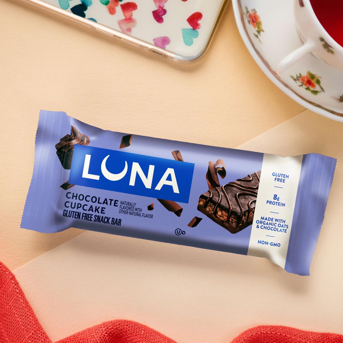 LUNA Bar - Sortenpaket - 2 Geschmacksrichtungen - glutenfreie Snackriegel - Non-GMO - Proteinriegel - mit Bio-Hafer (12er-Pack)