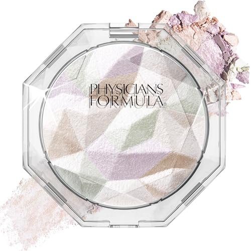 Physicians Formula Mineral Wear Diamond Dust Puder & Serum Hybrid – Strahlender Soft-Focus Finish, Talkumfrei mit Diamantstaub & Vitamin E, Cruelty-Free & Vegan – Luminous Corrector