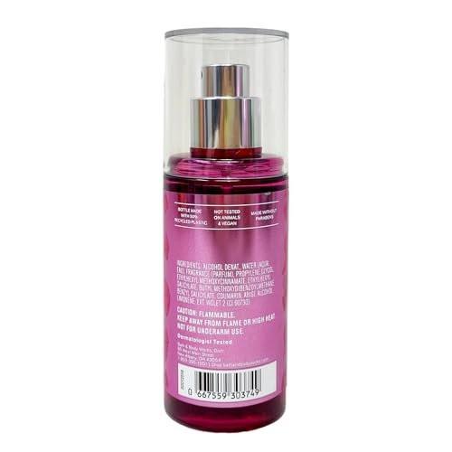 Bath & Body Works Perfect In Pink Mini Duftnebel & Body Creme Set mit Himalaya-Salz-Seifenprobe – Reisegröße