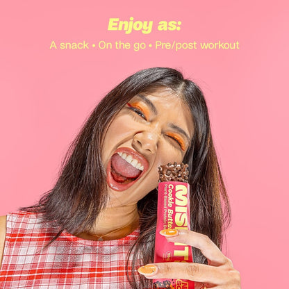 Misfits Protein Bar Variety Pack | 14-15g Protein, 1g Zucker, pflanzlich, Low Carb, glutenfrei – Probierpaket mit 5 Riegeln in verschiedenen Geschmacksrichtungen