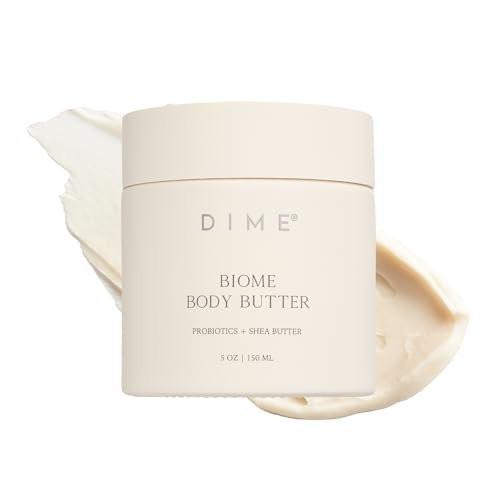 DIME Beauty Biome Body Butter – 5 Unzen, pflegende Hautbutter für gesunde Mikrobiom-Pflege