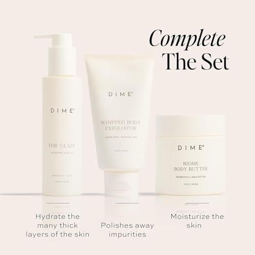 DIME Beauty Biome Body Butter – 5 Unzen, pflegende Hautbutter für gesunde Mikrobiom-Pflege