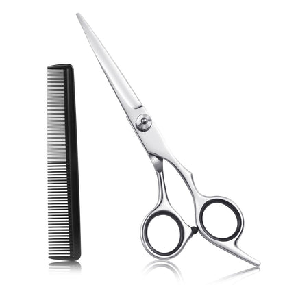 ESVIENS Haarschneideschere, 6,5" Edelstahl Friseurschere für Männer/Frauen, Professionelles Trimm-Scheren-Set für Salon und Zuhause, Scharfe Klinge für präzises Schneiden