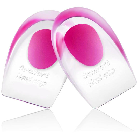 Homergy Fersenkissen für Achillessehnenentzündung & Plantarfasziitis – 2er-Pack Gel-Einlagen für Fersenschmerzen, Fußgewölbeunterstützung, für Damen & Herren