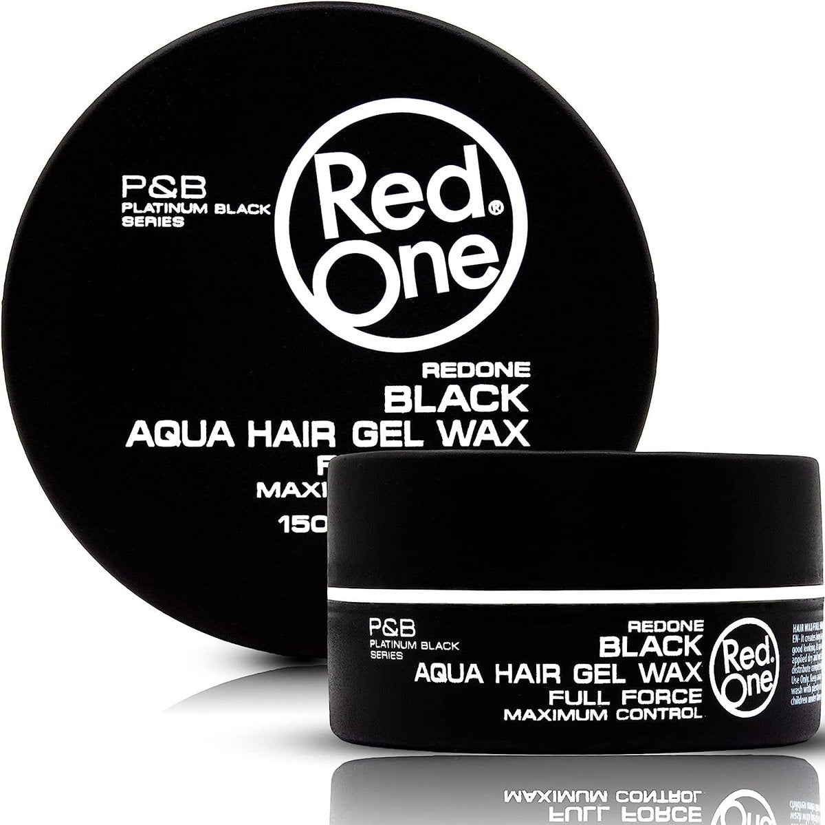 Redone Haarstyling-Wachs Schwarz 150ml | Extra starker Halt Gel-Wachs | Limettenduft | Lang anhaltend & glänzender Finish | für Männer & Frauen | Professionelle Haarstyling-Formel | Maximale Kontrolle & geschmeidige Textur