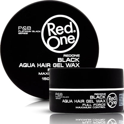 Redone Haarstyling-Wachs Schwarz 150ml | Extra starker Halt Gel-Wachs | Limettenduft | Lang anhaltend & glänzender Finish | für Männer & Frauen | Professionelle Haarstyling-Formel | Maximale Kontrolle & geschmeidige Textur