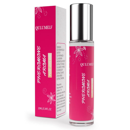 QULUMELF Pheromone Parfüm für Frauen – Verführerischer Duft, der Männer anzieht, langanhaltend, praktischer Rollerball, fruchtig