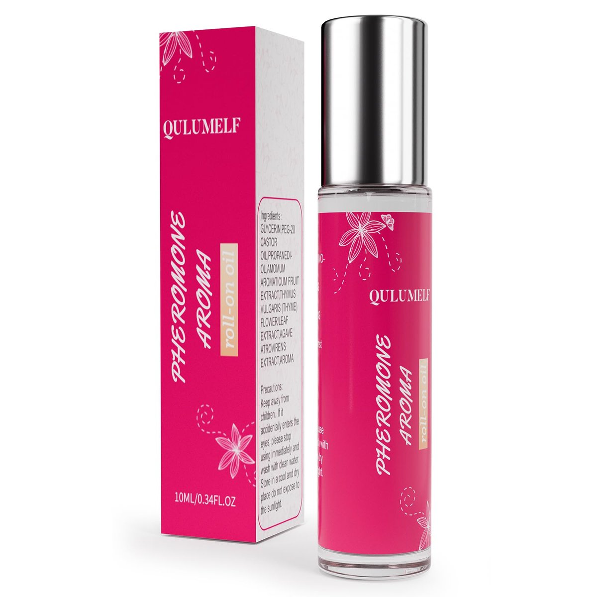 QULUMELF Pheromone Parfüm für Frauen – Verführerischer Duft, der Männer anzieht, langanhaltend, praktischer Rollerball, fruchtig