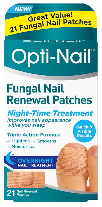 Opti-Nail Renewal Patches – 21 Nagelpflaster für die Nachtpflege zur Verbesserung des Nagelbilds im Schlaf