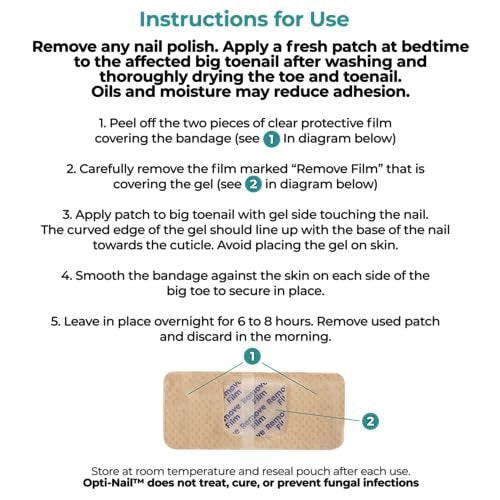 Opti-Nail Renewal Patches – 21 Nagelpflaster für die Nachtpflege zur Verbesserung des Nagelbilds im Schlaf