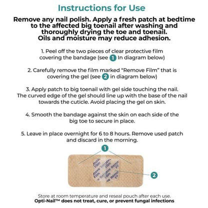 Opti-Nail Renewal Patches – 21 Nagelpflaster für die Nachtpflege zur Verbesserung des Nagelbilds im Schlaf