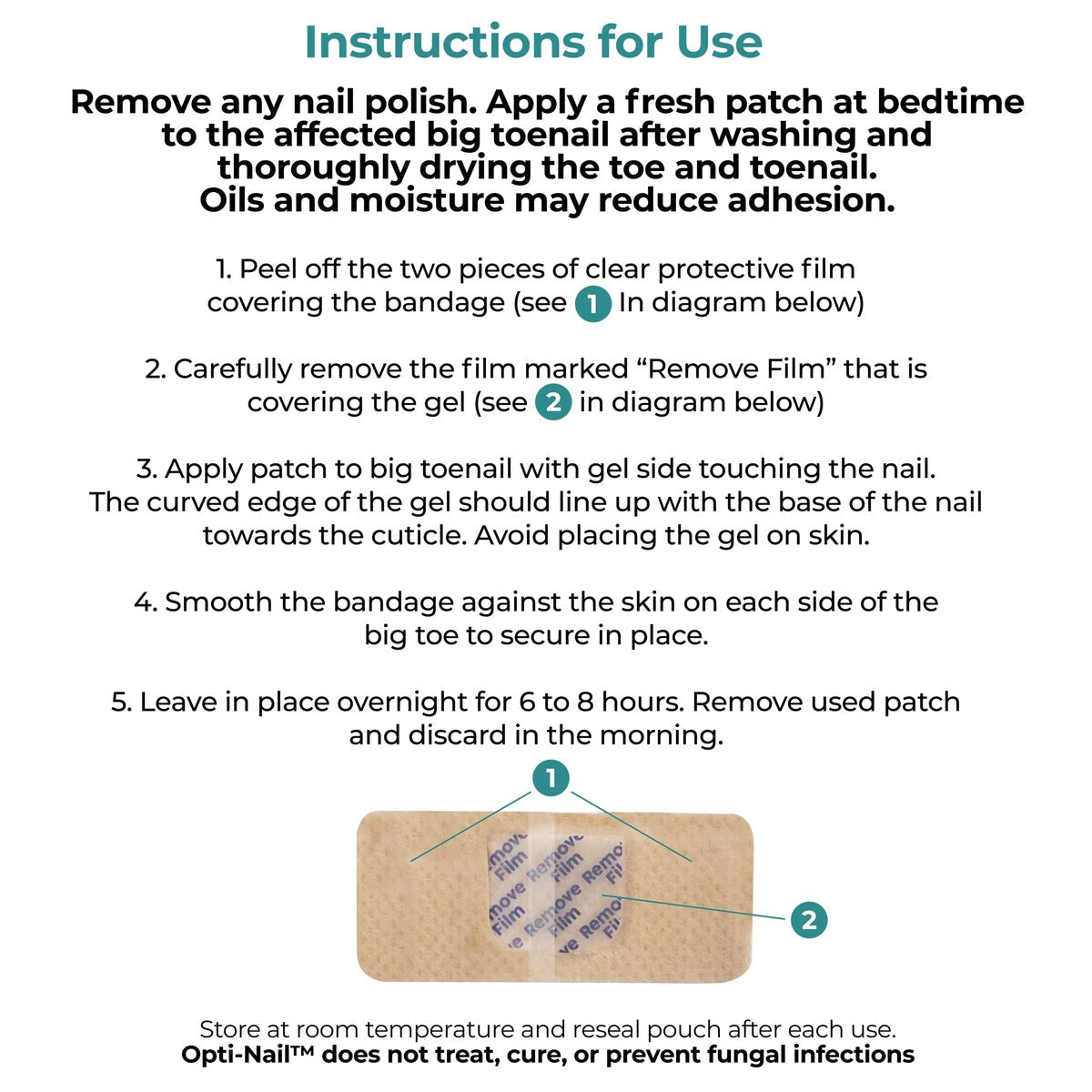 Opti-Nail Renewal Patches – 21 Nagelpflaster für die Nachtpflege zur Verbesserung des Nagelbilds im Schlaf