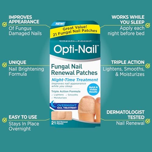 Opti-Nail Renewal Patches – 21 Nagelpflaster für die Nachtpflege zur Verbesserung des Nagelbilds im Schlaf