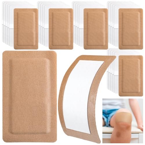 Geiserailie 30 Stück Flexible Extra Große Selbstklebende Wundverbände 5" x 3" Sterile Stoff-Pflaster mit nicht haftendem Pad, Latexfrei für die Wundversorgung