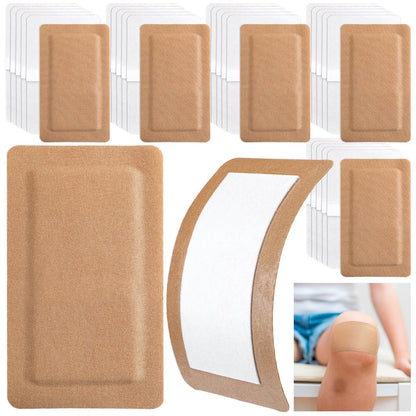 Geiserailie 30 Stück Flexible Extra Große Selbstklebende Wundverbände 5" x 3" Sterile Stoff-Pflaster mit nicht haftendem Pad, Latexfrei für die Wundversorgung
