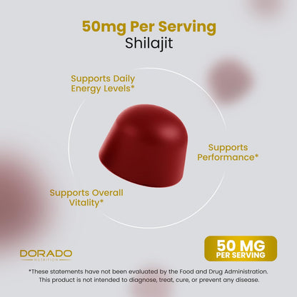 Shilajit Gummis für Männer & Frauen 1000 mg – Hochwirksame Goldqualität mit 85+ Spurenelementen & Fulvinsäure – Energie- & Immununterstützung – Laborgeprüft, Nicht-GVO, Vegan & Hergestellt in den USA (120 Gummis)