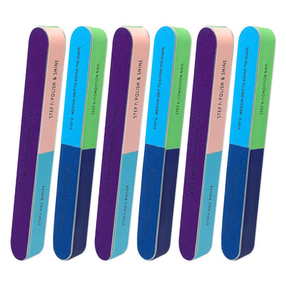 LNAUJS 6er-Pack All-in-One Nagelbuffer – Für mühelos glatte und glänzende Nägel