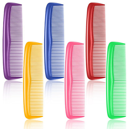 NICEMOVIC 120er Pack Haarkamm Bulk Set – Taschenkämme für Damen und Herren, bunte Grob- und Feinzahnkämme, einzeln verpackte Bulk-Kämme für Obdachlosenunterkünfte, Hotels, Pflegeheime, Wohltätigkeitsorganisationen