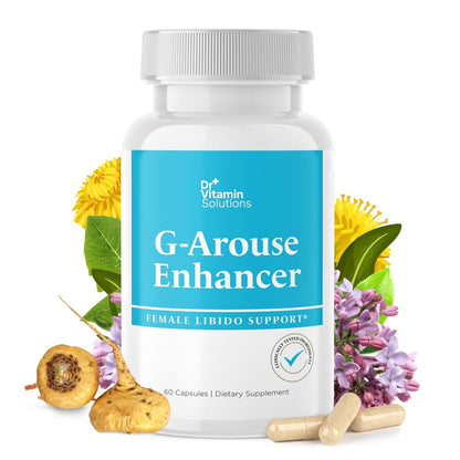 Libido Booster für Frauen – G-Arouse mit Bockshornklee 1000 mg, Maca-Wurzel, Tongkat Ali & Tribulus – Hormonbalance, Energie & Stimmung – Hergestellt in USA, Non-GMO, 60 Kapseln