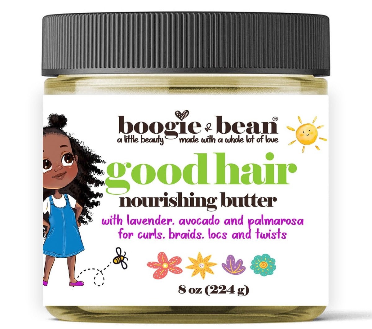 Boogie and Bean Good Hair Oil für Babys und Kinder – natürliche Haarpflege für schwarze Babys, Kleinkinder und Kinder, Feuchtigkeitsspray für Haare, Zöpfe und Twists
