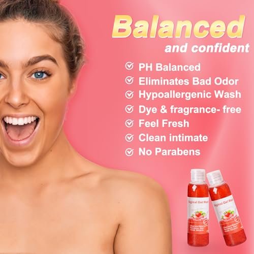 Feminine Wash, Yoni Oil & Yoni Seifen Set für Frauen – Yoni Waschung für vaginales pH-Gleichgewicht und Geruchsbeseitigung – 30 ml feuchtigkeitsspendendes Yoni-Öl, 150 ml Duschgel & 100 g Seifenstück