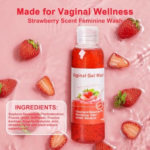 Feminine Wash, Yoni Oil & Yoni Seifen Set für Frauen – Yoni Waschung für vaginales pH-Gleichgewicht und Geruchsbeseitigung – 30 ml feuchtigkeitsspendendes Yoni-Öl, 150 ml Duschgel & 100 g Seifenstück