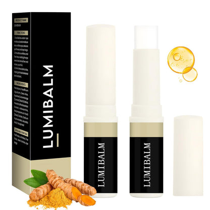 Lumibalm Turmeric Eye Stick für Augenringe und Tränensäcke – Entfernt Augenringe in Minuten, Turmeric Retinol Augencreme gegen Schwellungen (2 Stück)