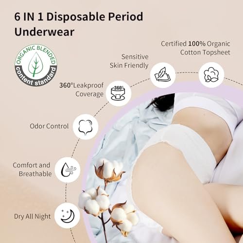 Bio-Baumwoll-Einweg-Damenbinden für sensible Haut, Wochenbettwindeln, Inkontinenzeinlagen, 360° auslaufsicher, für starke Menstruation über Nacht, Größe L/XL, 10 Stück