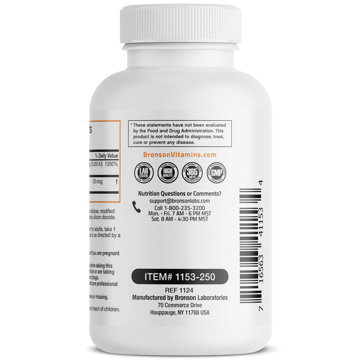 Bronson Vitamin K2 (MK7) mit D3 Extra Stark - Knochen- und Herzgesundheit, nicht gentechnisch verändert - 10.000 IE Vitamin D3 & 120 mcg Vitamin K2 MK-7 - leicht zu schlucken - 250 Kapseln
