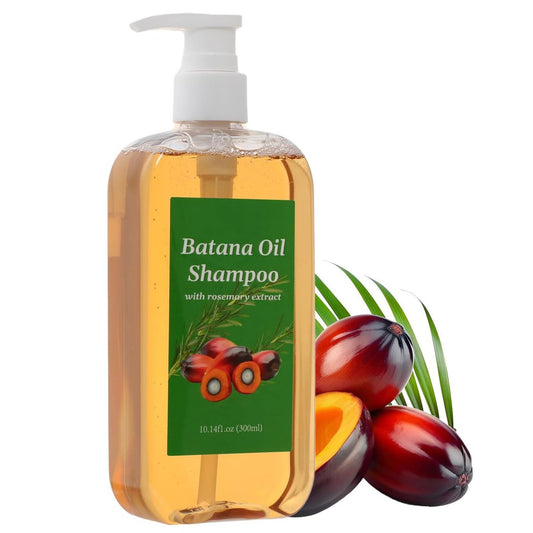 rooroopet Batana Shampoo mit Rosmarinöl – Nährendes & regenerierendes Shampoo gegen Haarausfall für geschmeidiges, flauschiges Haar – für Männer & Frauen (10,14 Fl Oz)