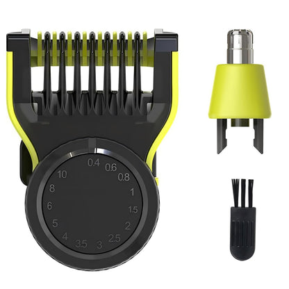 Senenatur Verstellbarer Aufsteckkamm für One Blade QP2520 QP2530 QP2620 QP2630 & Nasentrimmer-Ersatzkopf für One Blade, Zubehör für One Blade