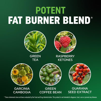 Männer Fatburner Gummibärchen zur Gewichtsabnahme | Grüner Tee, Grüne Kaffeebohne, Garcinia Cambogia & Ketone | Bauchfettverbrenner für Männer | Apfelgeschmack, Pektin-basiert | 60 Gummibärchen