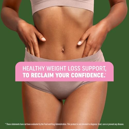 Frauen Fatburner Gummibärchen zur Gewichtsabnahme | Grüner Tee, Grüne Kaffeebohne, Garcinia Cambogia & Ketone | Fatburner für Frauen | Nahrungsergänzungsmittel mit grünem Tee | 60 Stück