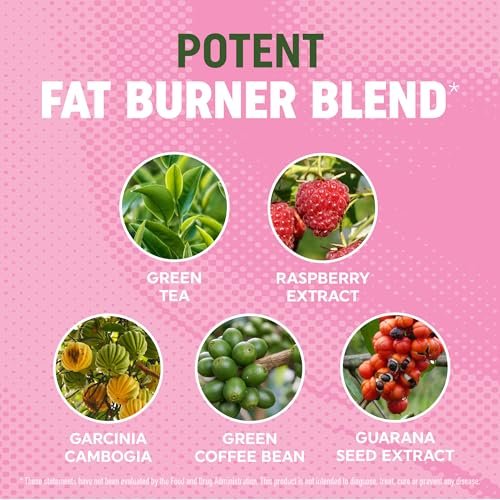 Frauen Fatburner Gummibärchen zur Gewichtsabnahme | Grüner Tee, Grüne Kaffeebohne, Garcinia Cambogia & Ketone | Fatburner für Frauen | Nahrungsergänzungsmittel mit grünem Tee | 60 Stück