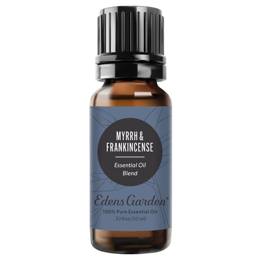 Edens Garden Myrrhe & Weihrauch Ätherisches Öl Blend – 100% rein, premium, unverdünnt, therapeutisch, für Haut und Gesicht, kindersicher, 10 ml (0,33 fl oz)