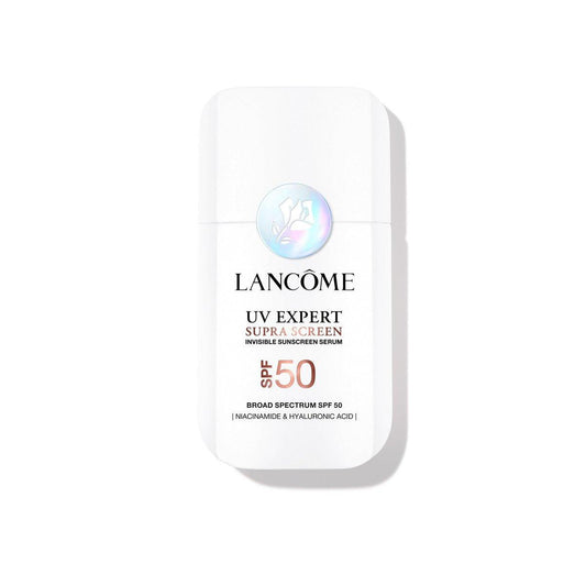 Lancôme Supra Screen Unsichtbares Serum Sonnenschutz SPF 50+ – Anti-Aging-Korrektur & Schutz – Für alle Hauttypen – 48 Std. Feuchtigkeit, strahlender Teint