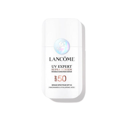 Lancôme Supra Screen Unsichtbares Serum Sonnenschutz SPF 50+ – Anti-Aging-Korrektur & Schutz – Für alle Hauttypen – 48 Std. Feuchtigkeit, strahlender Teint