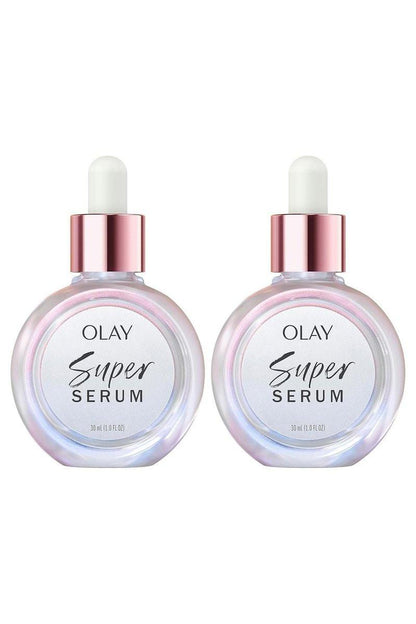 Olay Super Serum Twin Pack – 2er-Pack mit 1 fl. oz. (je 30 ml) Anti-Aging Gesichtsserum