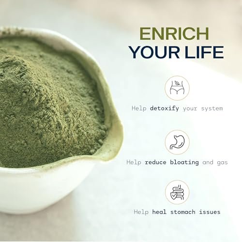 Stateside Growers Bio Weizengraspulver – 100 % Vollblattpulver für Energie, Entgiftung & Immununterstützung – Reich an Immunvitaminen, Ballaststoffen und Mineralien – Vegan, Roh & Glutenfrei (227 g)