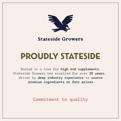 Stateside Growers Bio Weizengraspulver – 100 % Vollblattpulver für Energie, Entgiftung & Immununterstützung – Reich an Immunvitaminen, Ballaststoffen und Mineralien – Vegan, Roh & Glutenfrei (227 g)