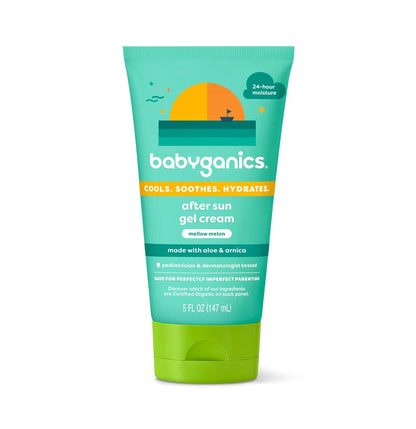 Babyganics After Sun Gel Creme, Mellow Melon, 148 ml